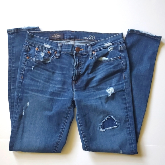 J. CREW Toothpick Jeans Style A1424 - Picture 3 of 8